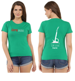 Punjab Agricultural University Round Neck T-Shirts for Women - Life Lives here Design