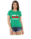 Chitkara University Round Neck T-Shirt for Women - CU Design