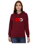 IIT Delhi Classic Hoody for Women - IIT D(Delhi) Design
