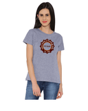 IIT Delhi Round Neck T-shirt for Women - Circle Design