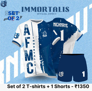 Immortalis - AFMC 2 T-Shirts + 1 Shorts Combo