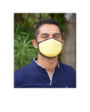 FACE PROTECTOR WITH LONG LOOP - YELLOW COLOUR (Pack of 3)