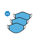 FACE PROTECTOR WITH EAR LOOP - TURQUOISE COLOUR (Pack of 3)
