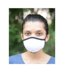 FACE PROTECTOR WITH LONG LOOP - BLACK, WHITE, NAVY COLOUR (Pack of 3)