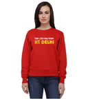 IIT Delhi Round Neck Sweatshirt for Women - CEO Design