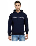 Delhi University Classic Hoody for Men - Classic Design - White Art