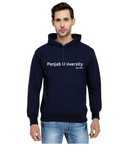 Panjab University Classic Hoody for Men - Classic Design - White Art