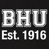 Banaras Hindu University Zipper Hoody for Men - Left Sleeve Design