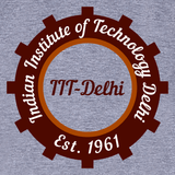 IIT Delhi Round Neck T-shirt for Women - Circle Design