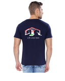 NIT Hamirpur Round Neck T-shirt for Men - Life Lives Here Design